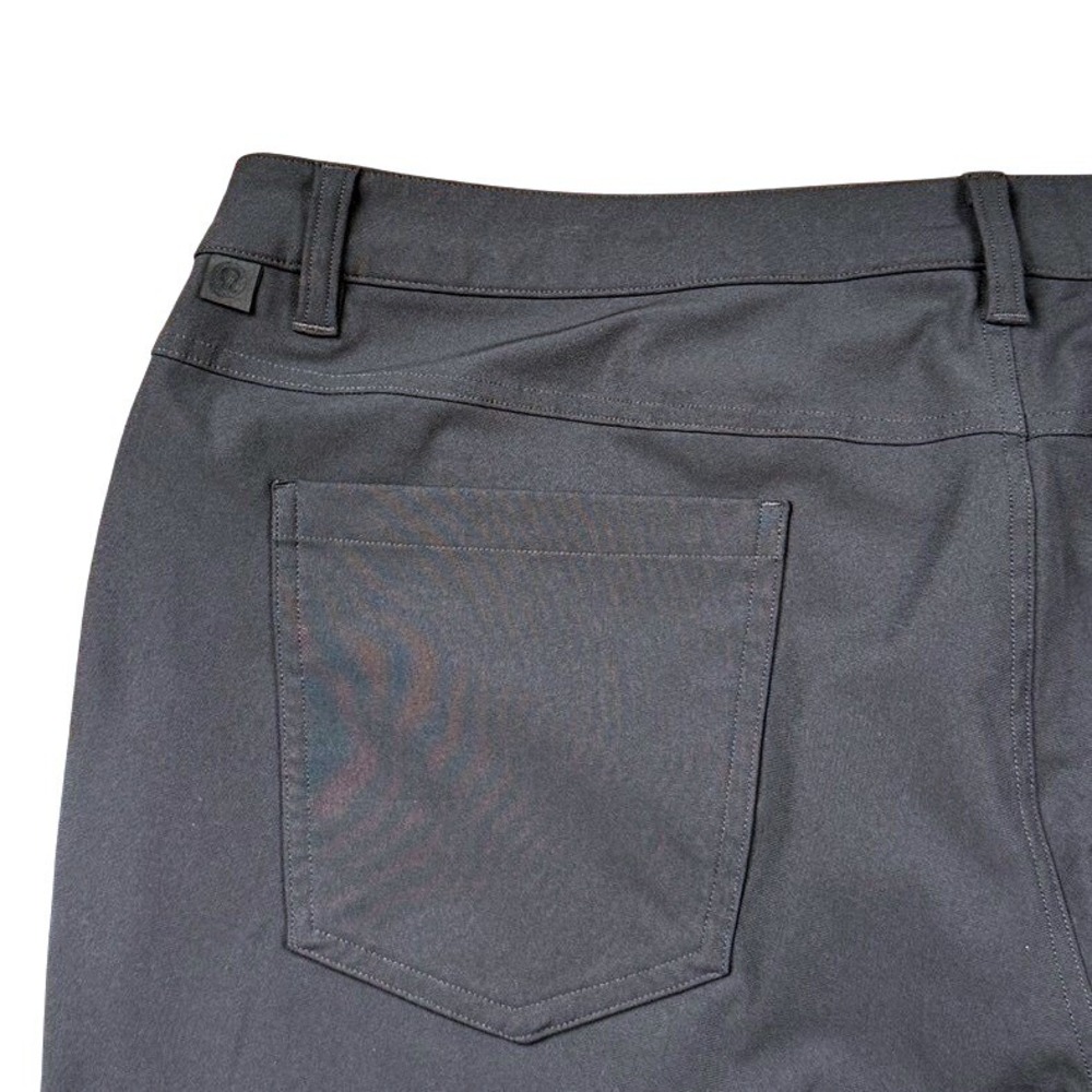 Lululemon Mens Commission Pant Classic 38 Obsidian Grey 5 Pocket Trousers 38x29